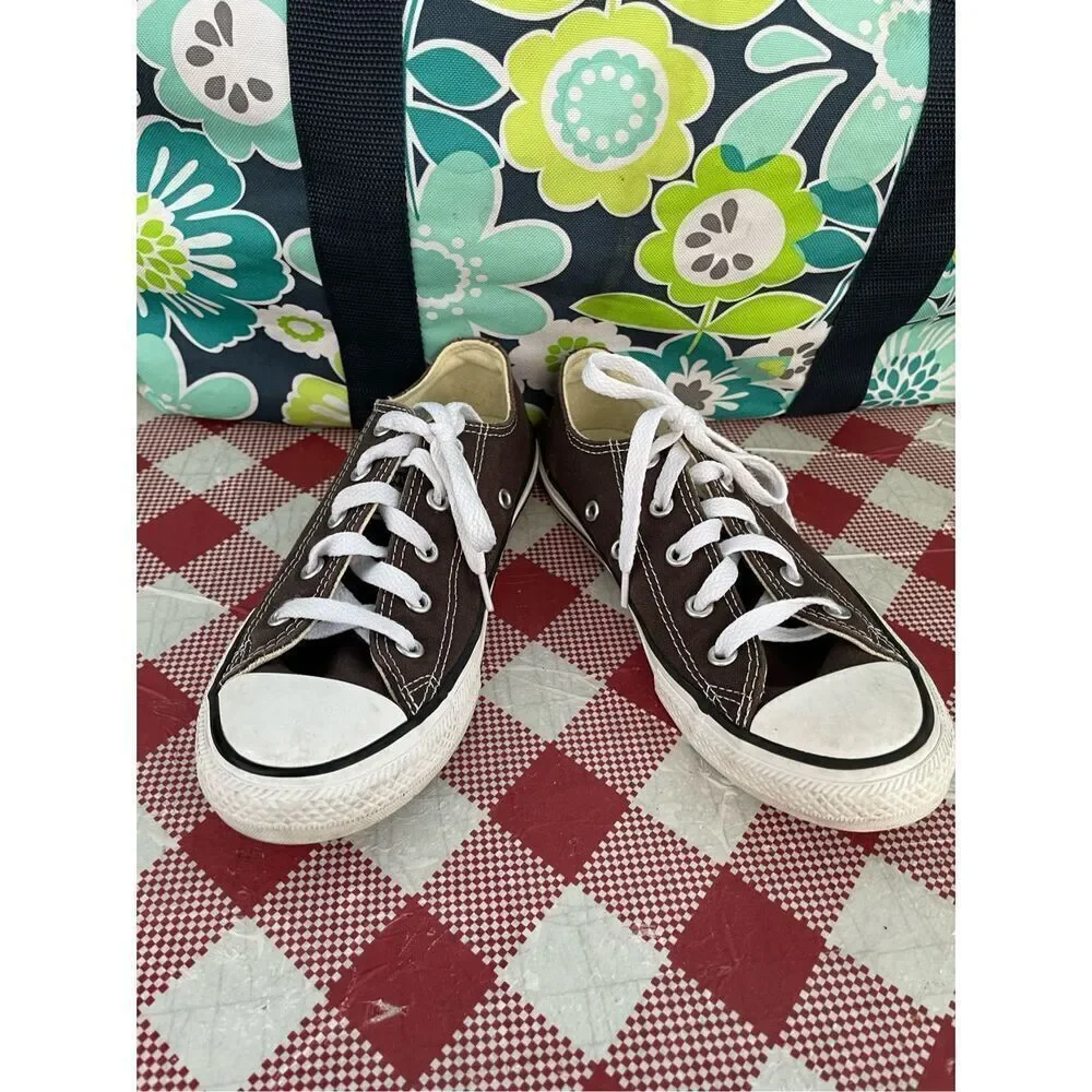 ✅Converse Low top all star sneakers brown